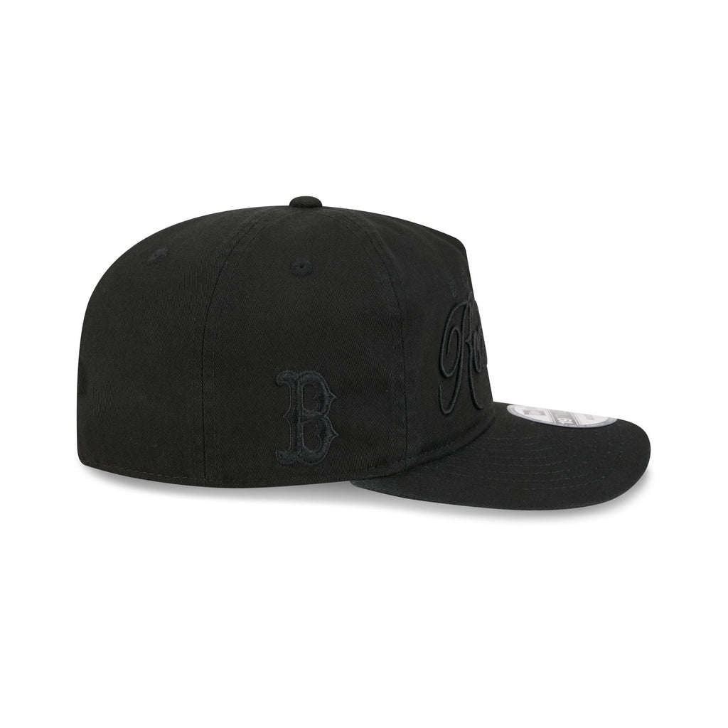 Boston Red Sox All Black Scripted 19TWENTY Adjustable Hat