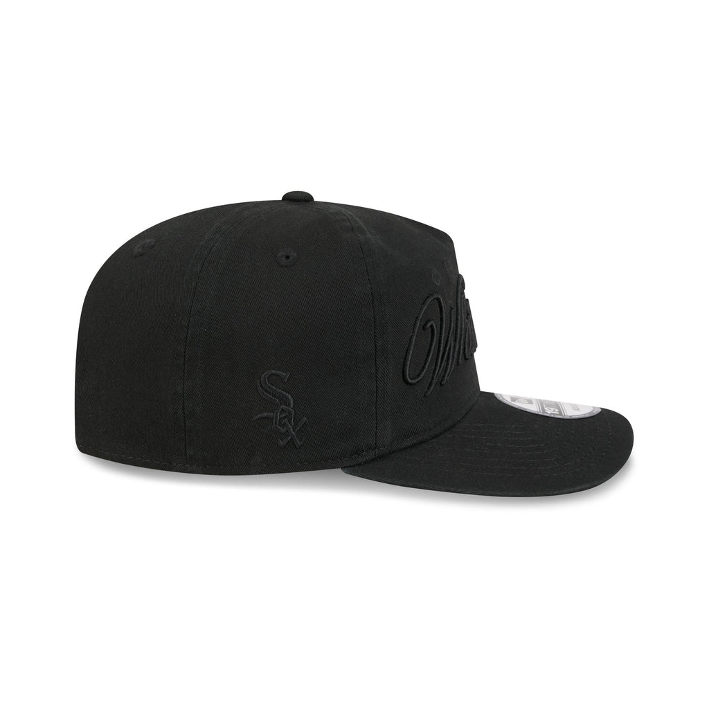 Chicago White Sox All Black Scripted 19TWENTY Adjustable Hat