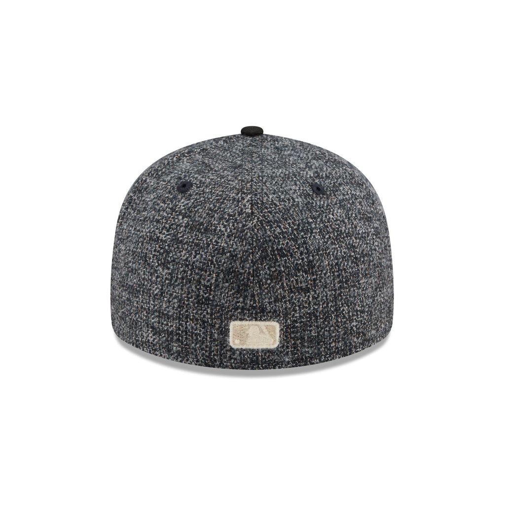 Athletics Three Looms Tweedy Cotton Black 59FIFTY Fitted Hat