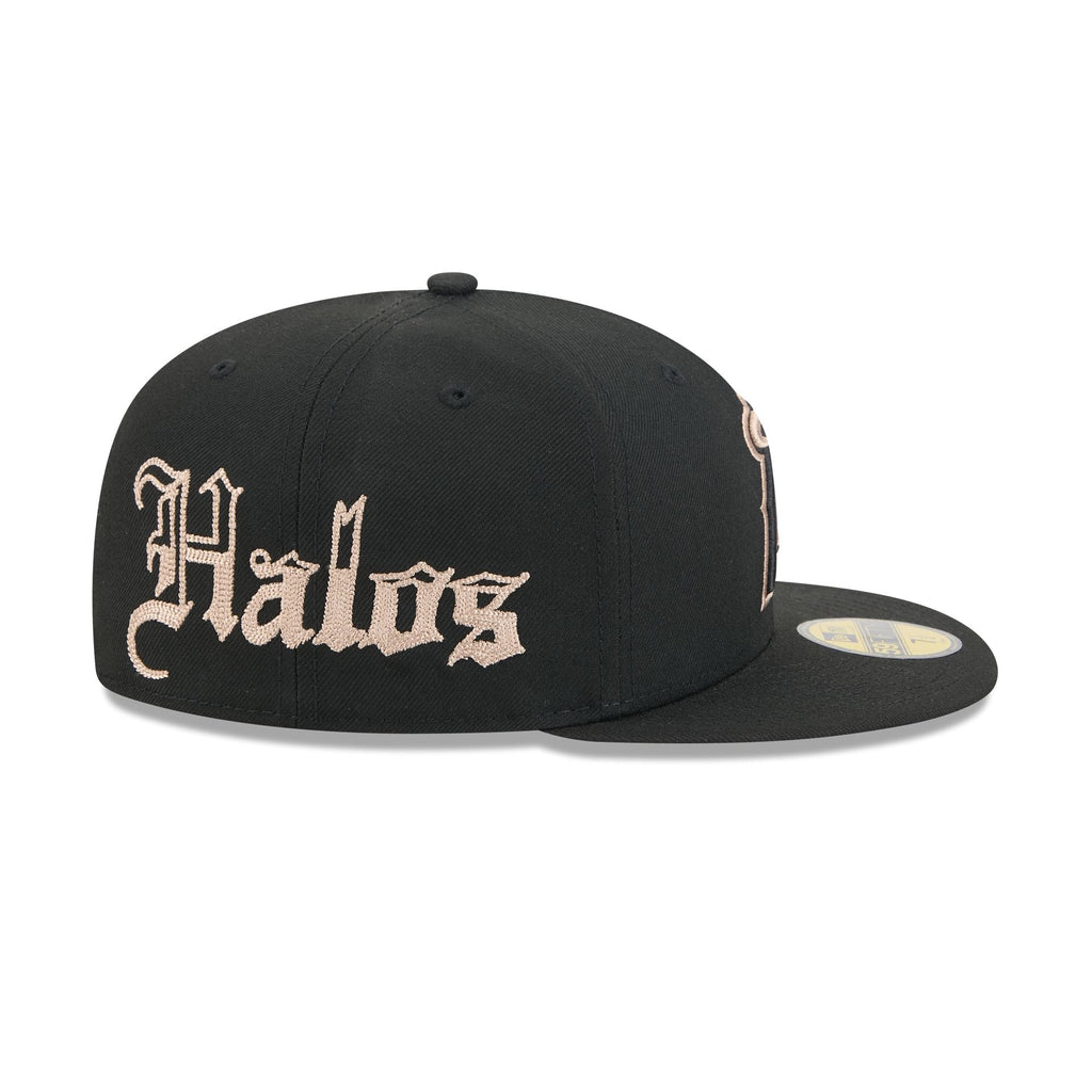 Los Angeles Angels Gothic Lettering 59FIFTY Fitted Hat
