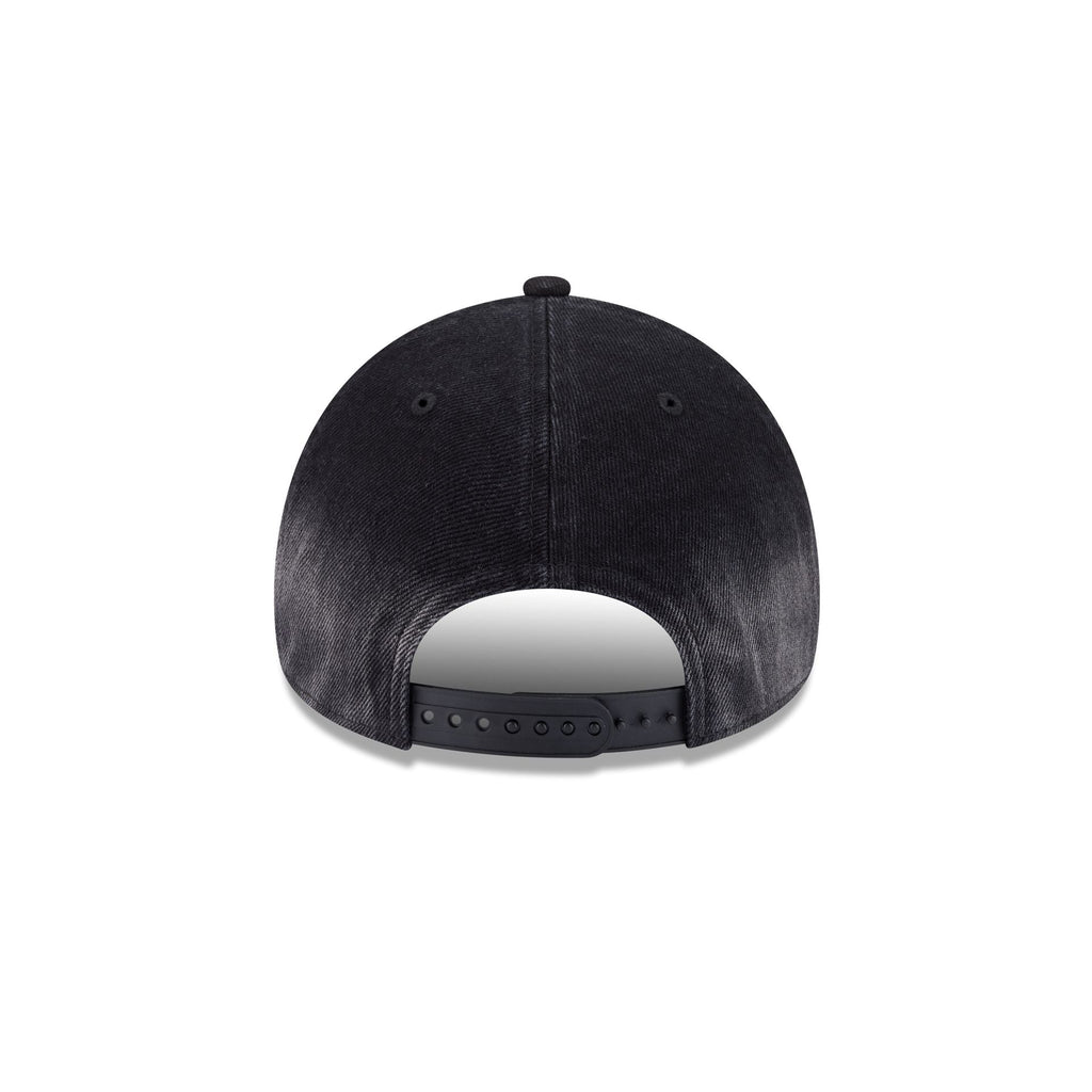 Boston Red Sox Washed Black Denim 9FORTY A-Frame Unstructured Snapback Hat