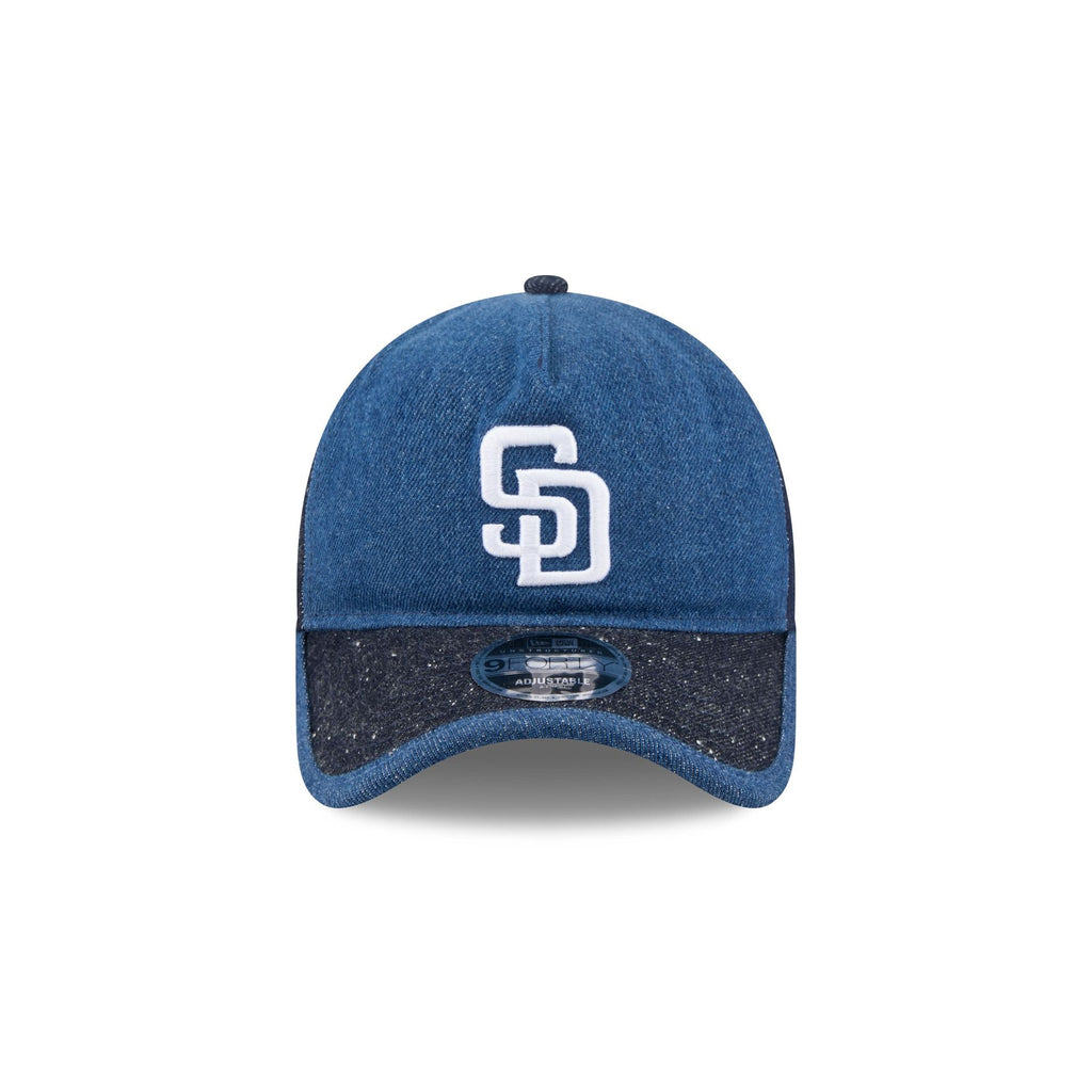 San Diego Padres Multi-Panel Denim 9FORTY A-Frame Unstructured Adjustable Hat