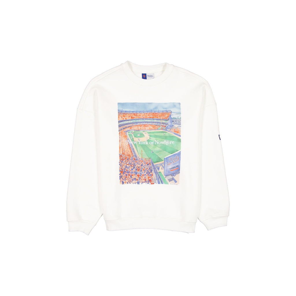 New York or Nowhere x New York Mets Watercolor Crewneck