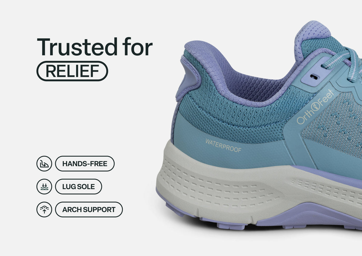 Explorer Trail Low Hands-Free Waterproof - Light Blue/Lilac