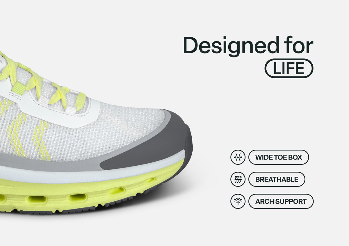 Jaunt Hands-Free - Gray/White/Yellow