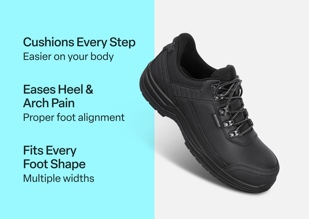 Slate Hands-Free Work Shoes - Black